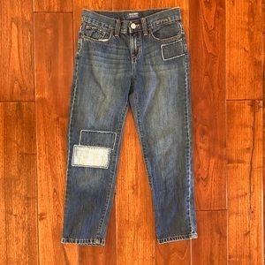 Old Navy Jeans Size 10 Girls 5 pocket Boyfriend Distressed Skinny
